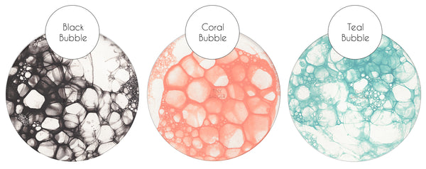 4 inch Bubble Glaze Cylinder Planter with Saucer