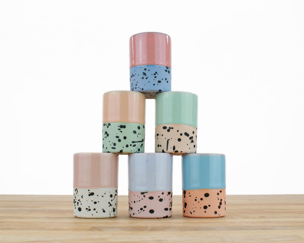 Dipped and Dotted Cups - Three Sizes!