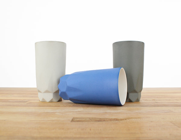 Tall Faceted Cup