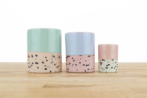 Seconds - Dipped and Dotted Cups - All Sizes!