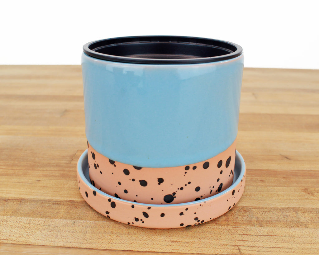 plastic plant pots that look like ceramic Plastic Plant Pots – Tiny Badger Ceramics