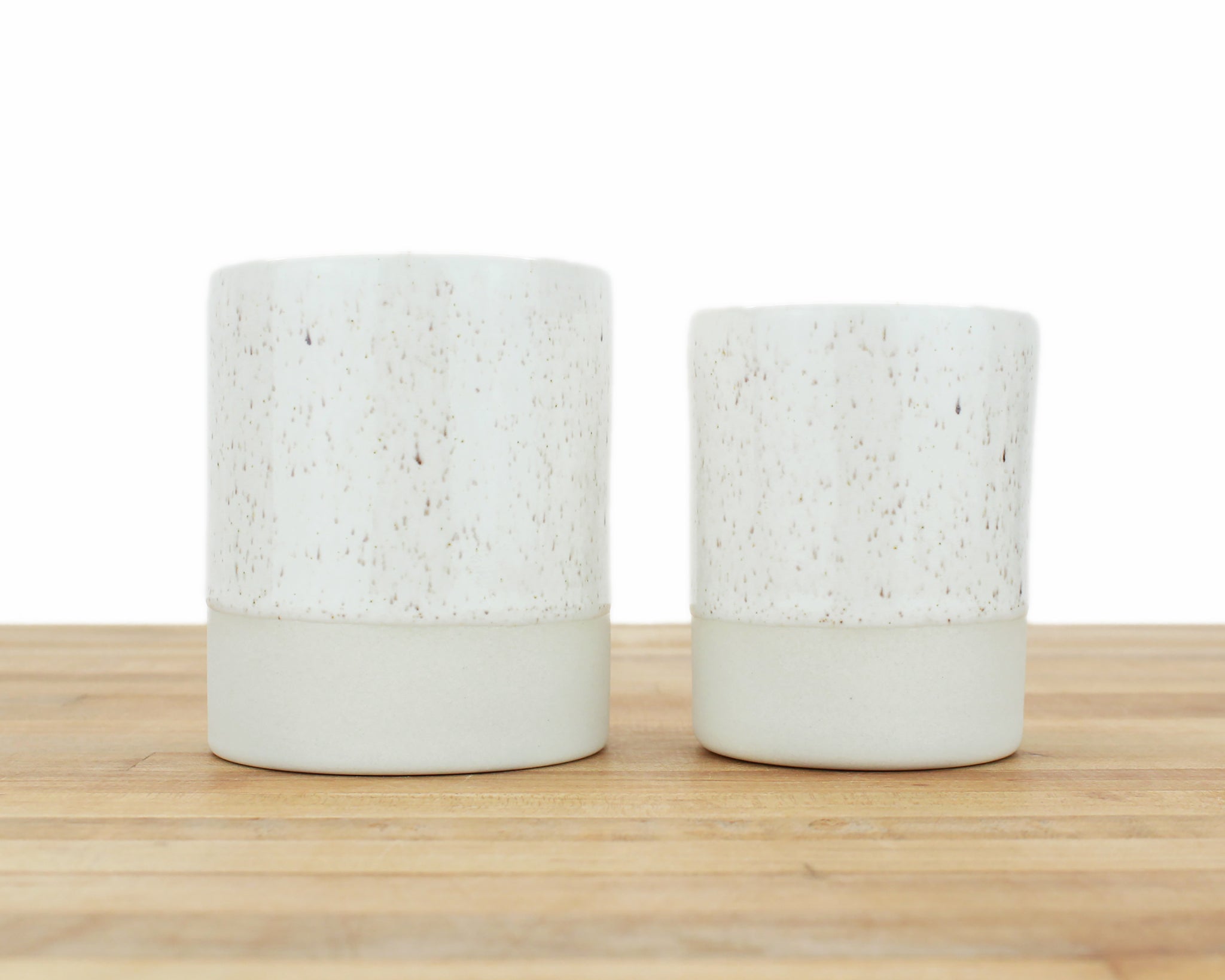 Speckled Glaze Cups - Three Sizes!